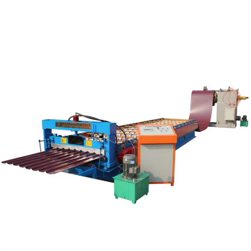 new condition metal style trapezoidal sheet roll forming machine used building material